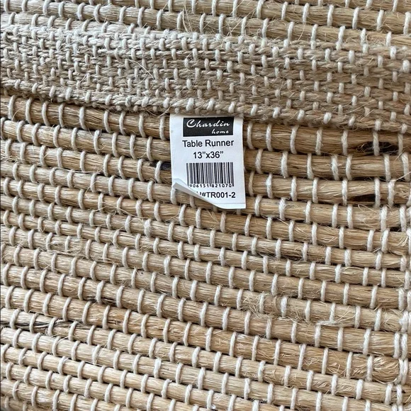 Woven Natural Jute Table Runner - Neutral Brown - Picture 4 of 4